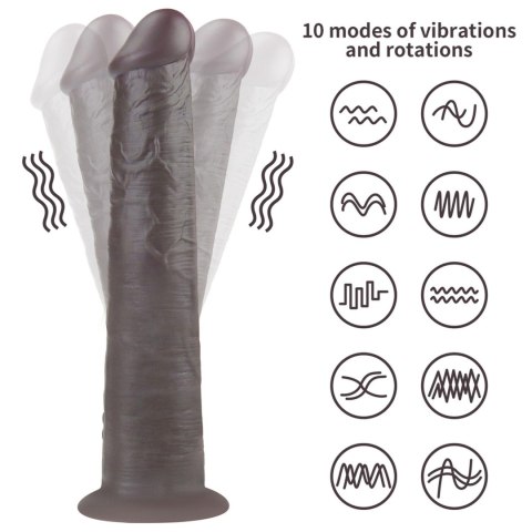 10'' Dual Layered Platinum Silicone Rotator LoveToy - Boys of Toys Sp. z o.o. (dystrybutor)