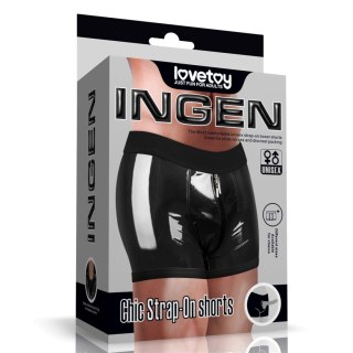 Chic Strap-On shorts (28 - 31 inch waist) Black LoveToy - Boys of Toys Sp. z o.o. (dystrybutor)