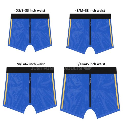 Chic Strap-On shorts (36 - 39 inch waist) Blue LoveToy - Boys of Toys Sp. z o.o. (dystrybutor)