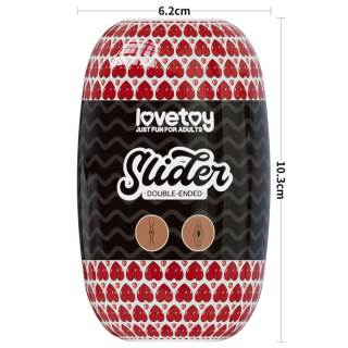 Slider Double-Ended Masturbator Ass and Vagina LoveToy - Boys of Toys Sp. z o.o. (dystrybutor)