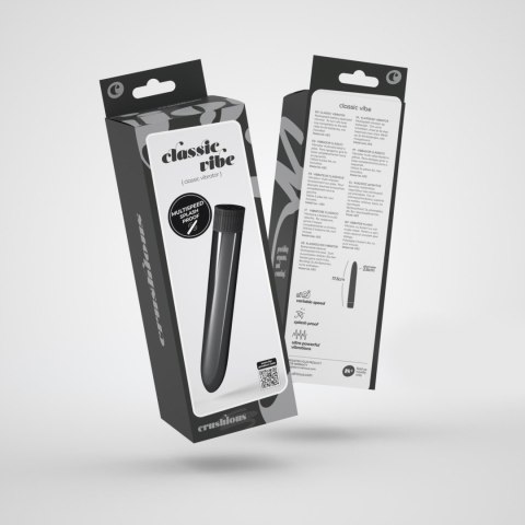 CRUSHIOUS CLASSIC VIBE VIBRATOR BLACK Crushious - Lunyvan S.L.