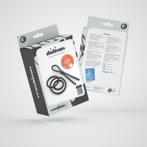 CRUSHIOUS DALTONS SILICONE PENIS RING SET Crushious - Lunyvan S.L.