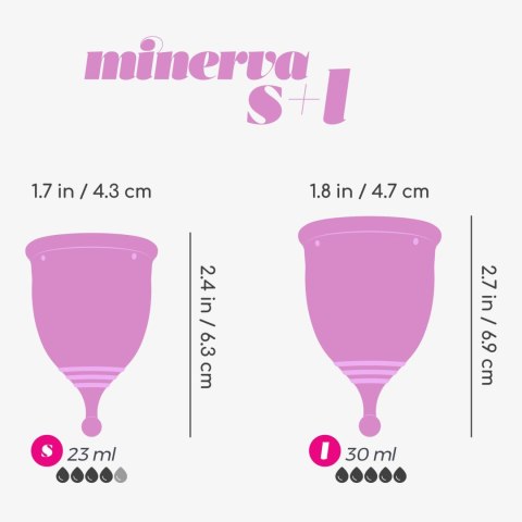 CRUSHIOUS MINERVA S + L MENSTRUAL CUPS WITH POUCH Crushious - Lunyvan S.L.