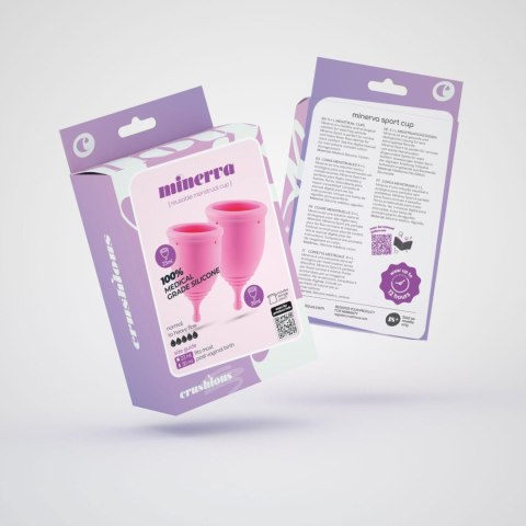 CRUSHIOUS MINERVA S + L MENSTRUAL CUPS WITH POUCH Crushious - Lunyvan S.L.