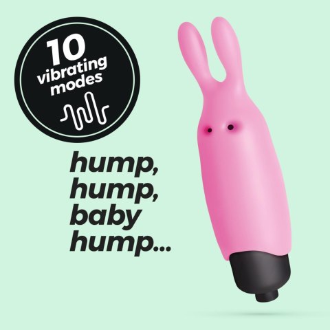 CRUSHIOUS O-PET RABBIT WITH 10 VIBRATION BULLET PASTEL PINK Crushious - Lunyvan S.L.