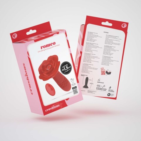 CRUSHIOUS ROMEO THRUSTING ANAL PLUG WITH REMOTE CONTROL Crushious - Lunyvan S.L.
