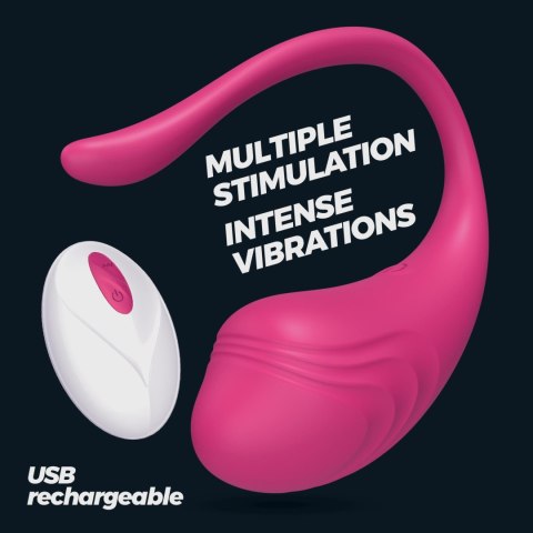 CRUSHIOUS TAMAGO RECHARGEABLE VIBRATING EGG WITH REMOTE PINK Crushious - Lunyvan S.L.