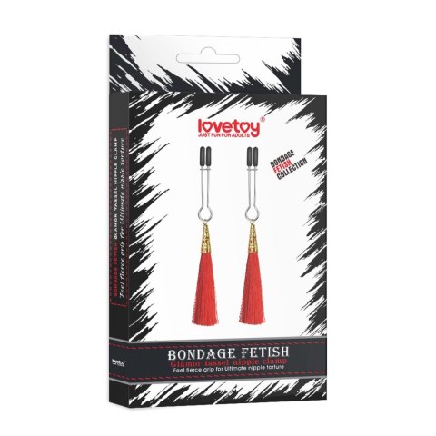 Glamor Tassel Nipple Clamp LoveToy - Boys of Toys Sp. z o.o. (dystrybutor)