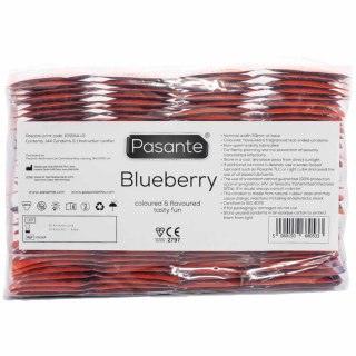 Pasante Blueberry Blast Condoms Bulk Packs 144 pcs PASANTE - Boys of Toys Sp. z o.o. (dystrybutor)