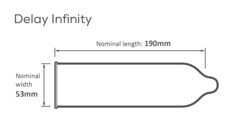 Pasante Delay Infinity "X" 1 pc PASANTE - Boys of Toys Sp. z o.o. (dystrybutor)
