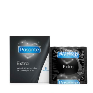 Pasante Extra Condoms 3 psc PASANTE - Boys of Toys Sp. z o.o. (dystrybutor)