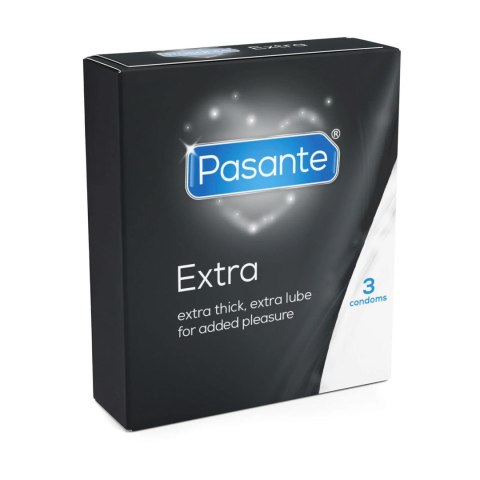 Pasante Extra Condoms 3 psc PASANTE - Boys of Toys Sp. z o.o. (dystrybutor)