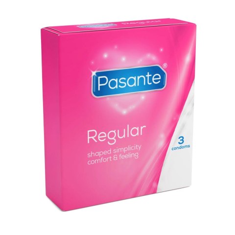 Pasante Regular Condoms 3 pcs PASANTE - Boys of Toys Sp. z o.o. (dystrybutor)