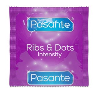 Pasante Ribs & Dots/Intensity Condoms Bulk Packs 144 pcs PASANTE - Boys of Toys Sp. z o.o. (dystrybutor)