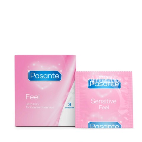Pasante Sensitive/Feel Condoms 3 pcs PASANTE - Boys of Toys Sp. z o.o. (dystrybutor)