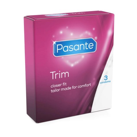 Pasante Trim Condoms 3 pcs PASANTE - Boys of Toys Sp. z o.o. (dystrybutor)