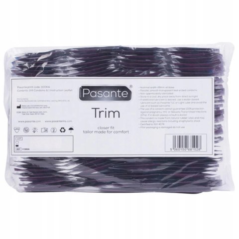 Pasante Trim Condoms Bulk Packs 144 pcs PASANTE - Boys of Toys Sp. z o.o. (dystrybutor)