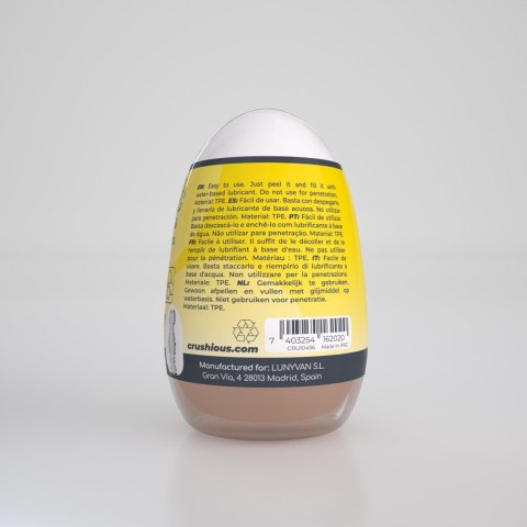 CRUSHIOUS EZY EGG ANAL MASTURBATOR EGG Crushious - Lunyvan S.L.