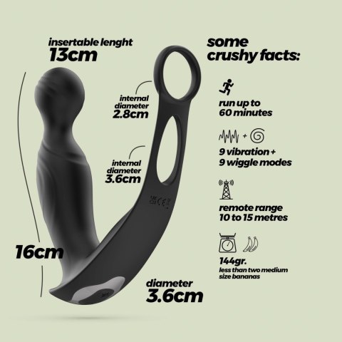 CRUSHIOUS FLAMMA PROSTATE VIBRATOR WITH REMOTE CONTROL Crushious - Lunyvan S.L.