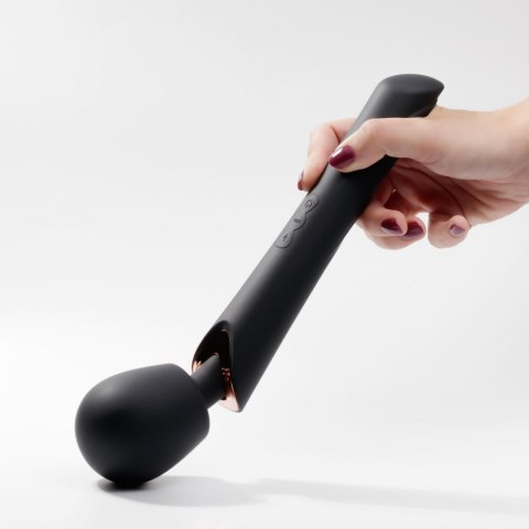 CRUSHIOUS HOLLY RECHARGEABLE WAND MASSAGER BLACK Crushious - Lunyvan S.L.