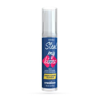 CRUSHIOUS STEAL MY KISSES ENERGY DRINK FLAVOUR LUBRICANT GEL 10ML Crushious - Lunyvan S.L.