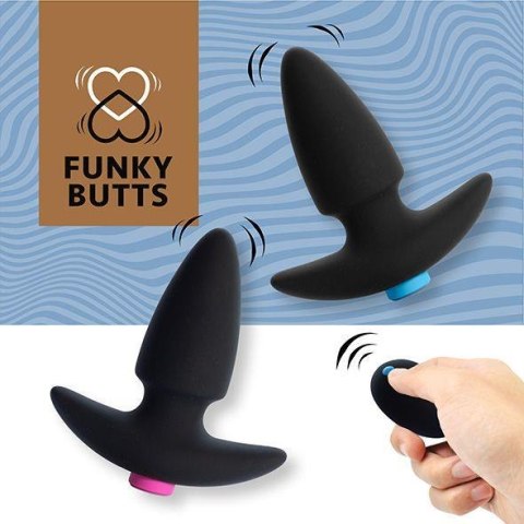 FeelzToys - FunkyButts Remote Controlled Butt Plug Set for Couples Eropartner - INTERSLASH B.V.