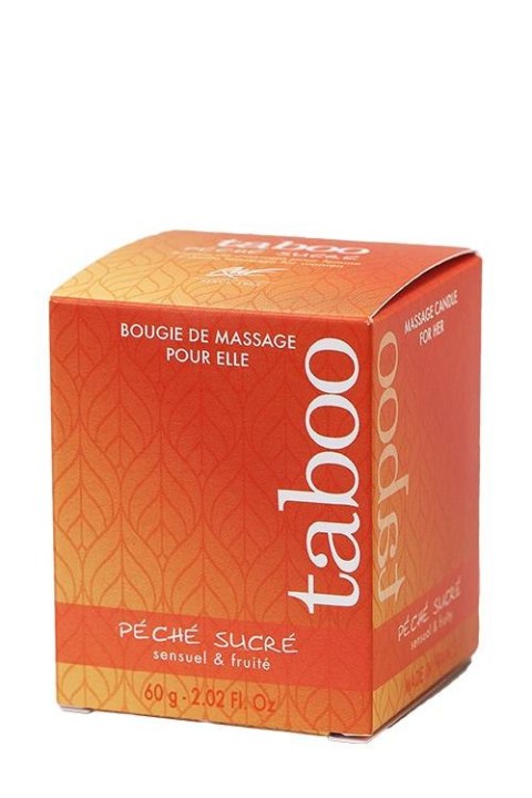 Świeca/krem-Peche Sucre Bougie Massage 60 gr Ruf - S.A.R.L. Estrel production