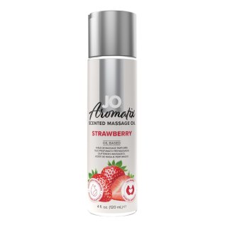 System JO - Aromatix Scented Massage Oil Strawberry 120 ml Eropartner - INTERSLASH B.V.