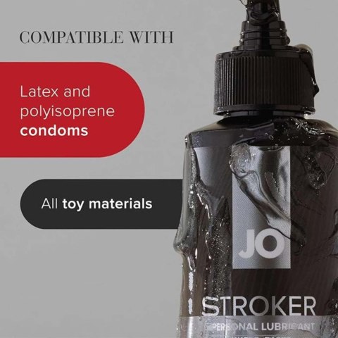 System JO - JO Stroker Lubricant 8oz / 240ml Black Eropartner - INTERSLASH B.V.