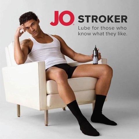 System JO - JO Stroker Lubricant 8oz / 240ml Black Eropartner - INTERSLASH B.V.