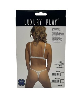 Bielizna-Luxury Play - Lingerie Set Medium White POWER ESCORTS