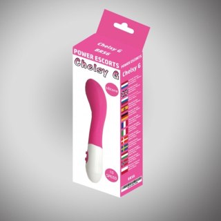 Chelsey g pink 20 cm silicone vibrating 10 speed POWER ESCORTS