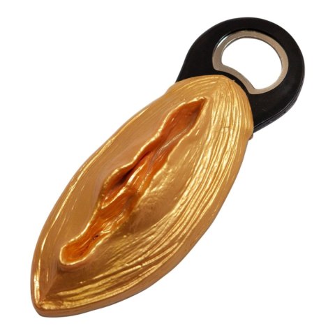 Kinky Pleasure - DS014 - Pussy Bottle Opener - Quirky and Fun Tool -Gold POWER ESCORTS