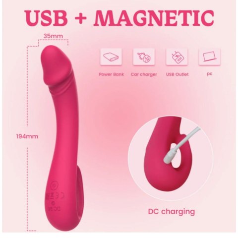 Kinky Pleasure - Model J - Vibey - Flexible G-Spot Vibrator USB Rechargeable POWER ESCORTS