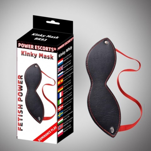 Kinky mask black mask POWER ESCORTS