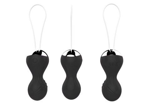 Kulki-Vibrating Silicone Kegel Balls USB 10 Function / Remote control -Black Boys of Toys Sp. z o.o.