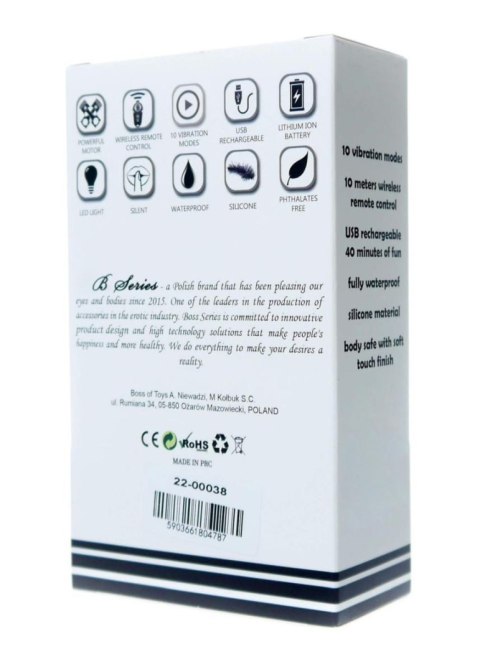 Kulki-Vibrating Silicone Kegel Balls USB 10 Function / Remote control -Flesh Boys of Toys Sp. z o.o.