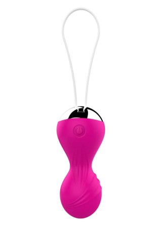 Kulki-Vibrating Silicone Kegel Balls USB 10 Function / Remote control -Pink Boys of Toys Sp. z o.o.