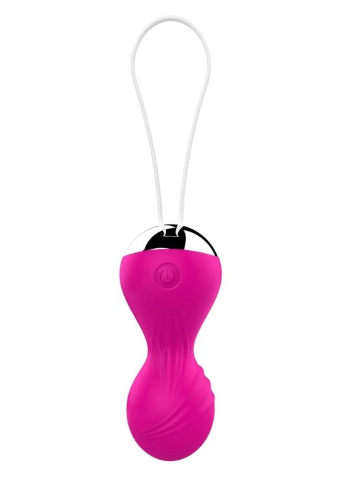 Kulki-Vibrating Silicone Kegel Balls USB 10 Function / Remote control -Pink Boys of Toys Sp. z o.o.