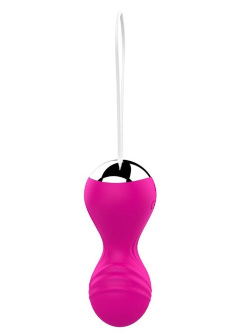 Kulki-Vibrating Silicone Kegel Balls USB 10 Function / Remote control -Pink Boys of Toys Sp. z o.o.
