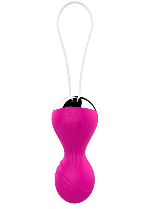 Kulki-Vibrating Silicone Kegel Balls USB 10 Function / Remote control -Pink Boys of Toys Sp. z o.o.