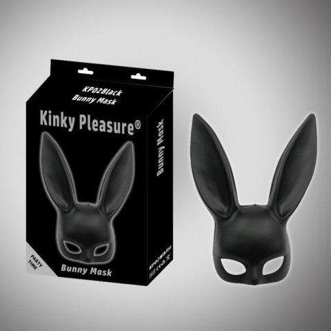 Maska - Bunny Mask Black POWER ESCORTS