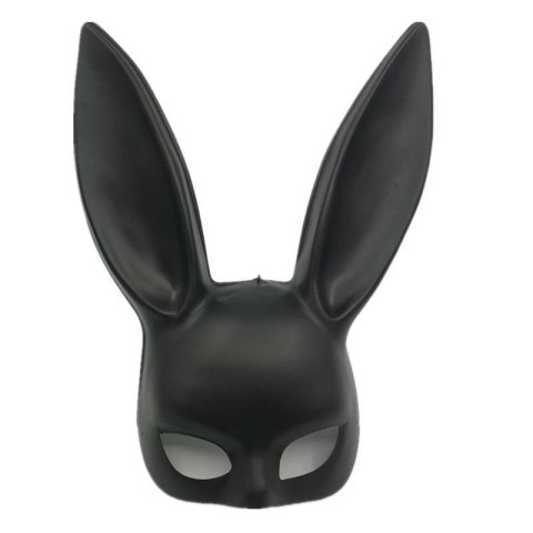 Maska - Bunny Mask Black POWER ESCORTS