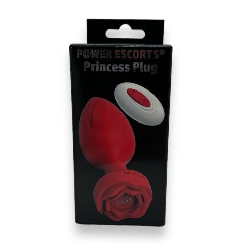 Plug - Remote Rose Design Plug - USB Rechargeable - 10 Functions - Two Colors POWER ESCORTS