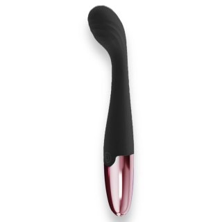Power Escorts - Black - G Spot Princess Black - 18 Cm / 7 Inch Silicone G Spot Vibrator POWER ESCORTS