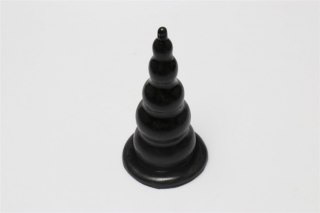 Rocket drill 7,3 inch black large anal plug 7,3 inch / 18,5 cm POWER ESCORTS