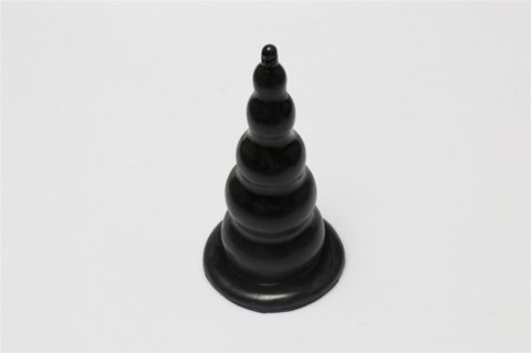 Rocket drill 7,3 inch black large anal plug 7,3 inch / 18,5 cm POWER ESCORTS