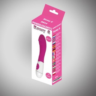 Romy g pink 20 cm silicone vibrating 10 speed POWER ESCORTS