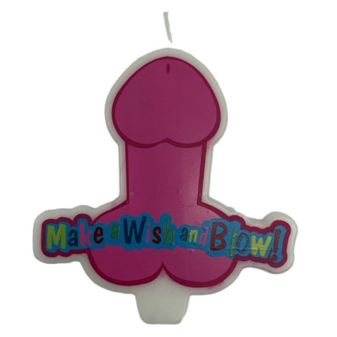 Świeczka-Party Penis Candle XL Pink POWER ESCORTS