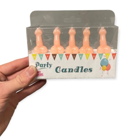 Świeczki-Party Penis Candles 5pcs Pack Flesh POWER ESCORTS